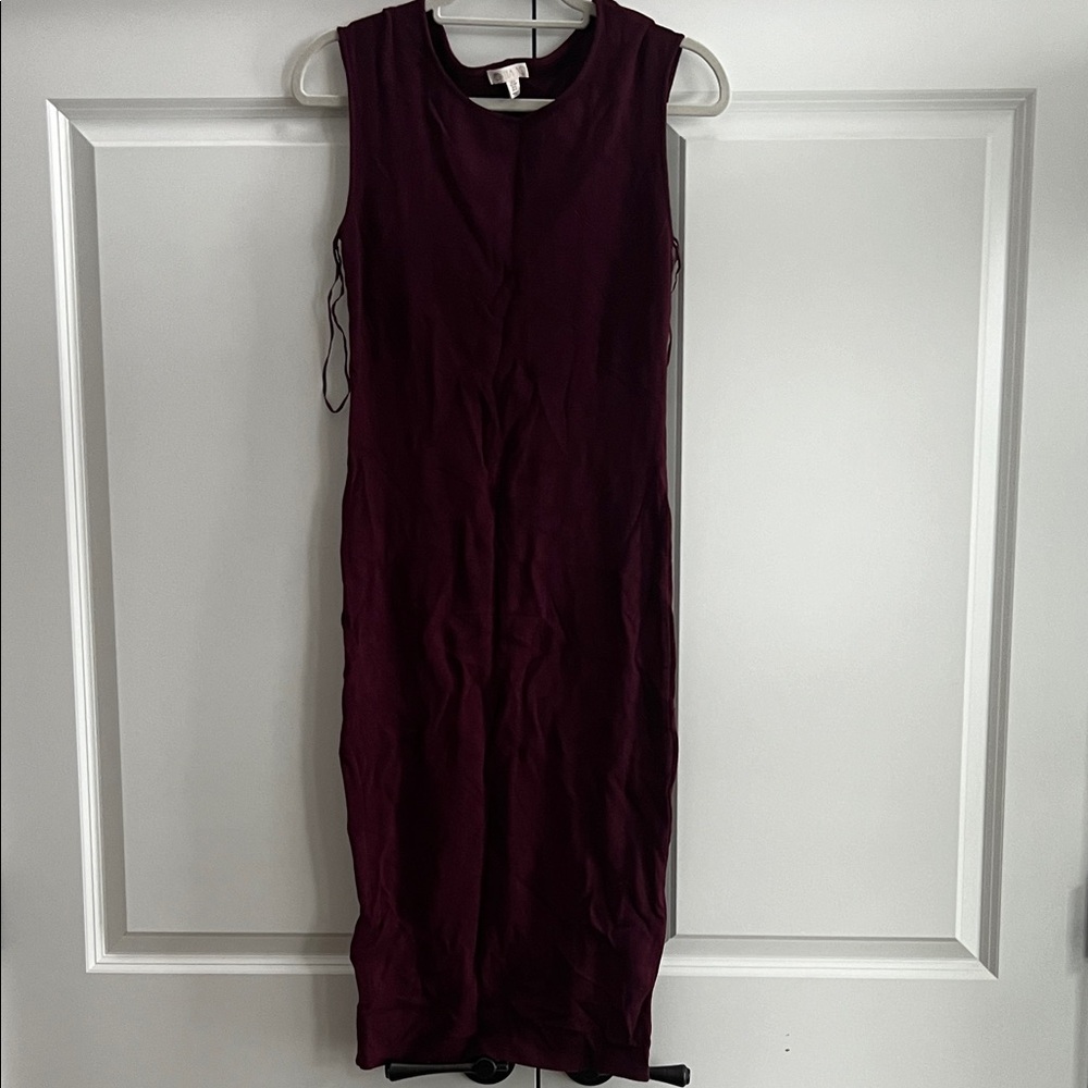 Lila Rose Deep Purple Midi Dress